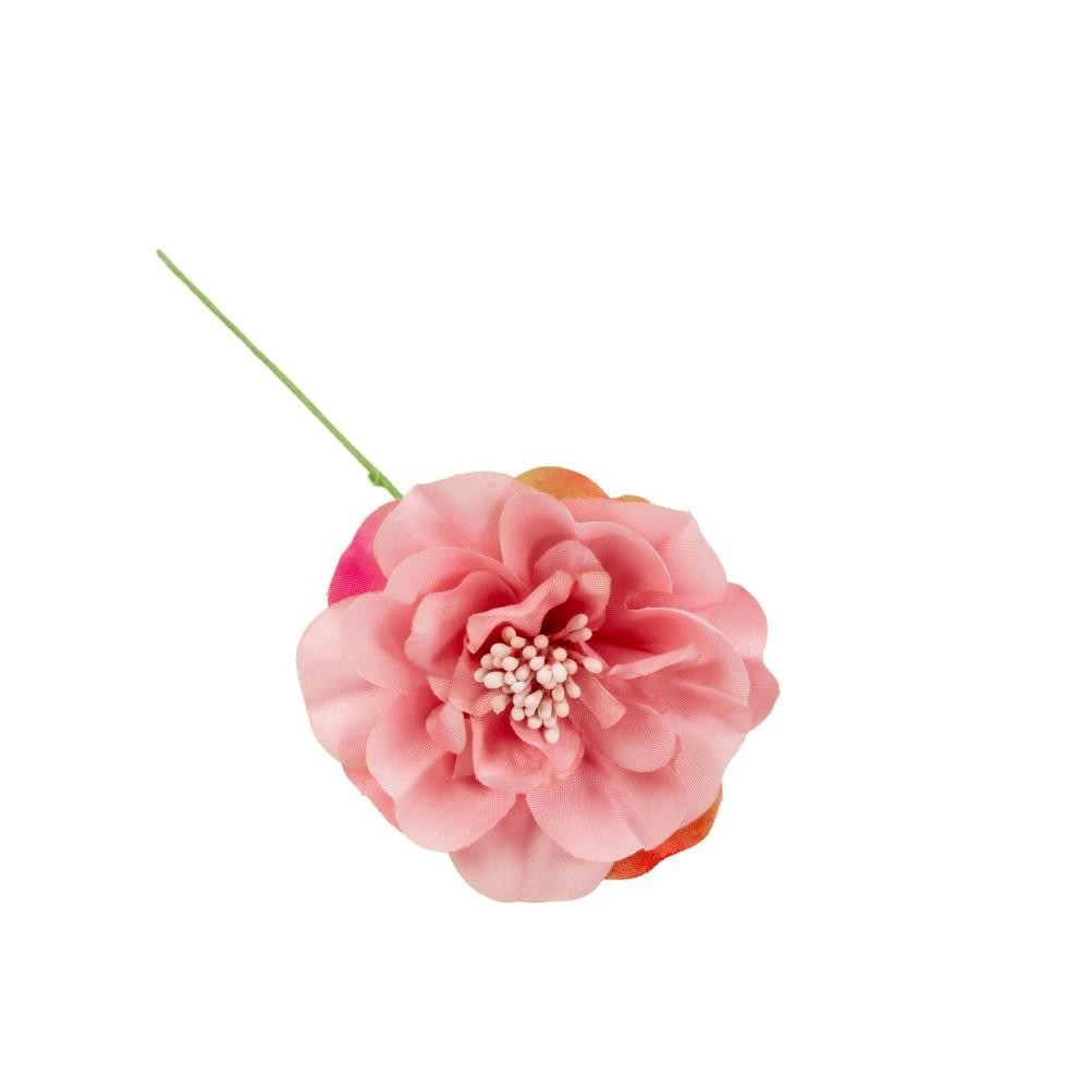 FIORE PETALI TONDI T.5CM. ROSA ANTICO